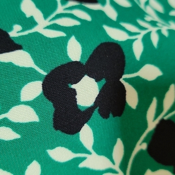 Eliza J. Green Flowery Liberty Spandex English Hot Pink Crewneck Midi Dress sz8 - Picture 13 of 13